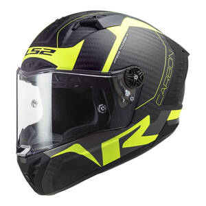 LS2 FF805C Thunder Carbon Helmet - Hi-Vis / Yellow